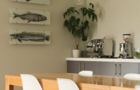 Open-plan kitchen and living area after Tai Tapu alterations, designed for family gatherings