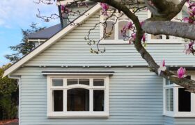 Front view of 1920s character bungalow in St Martins, Christchurch, restored by residential architects